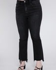 Plus Size High Rise Crop Flare Jeans, Vervet by Flying Monkey