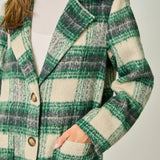 *preorder* Mystree Plaid Long Coat