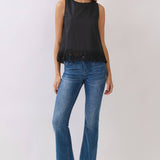 TCEC -Fringe Hem Sleeveless Top