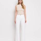 90'S VINTAGE TUMMY CONTROL SUPER HIGH RISE FLARE JEAN, VERVET by FLYING MONKEY