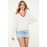 THML - V-Neck Knit Sweater