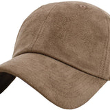 KBETHOS - SUEDE BASEBALL CAP Taupe