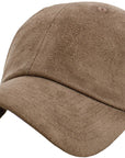 KBETHOS - SUEDE BASEBALL CAP Taupe