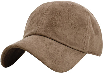 KBETHOS - SUEDE BASEBALL CAP Taupe