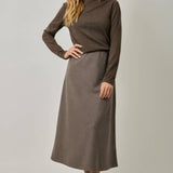 Mystree - Essential Wool Blend Midi Skirt