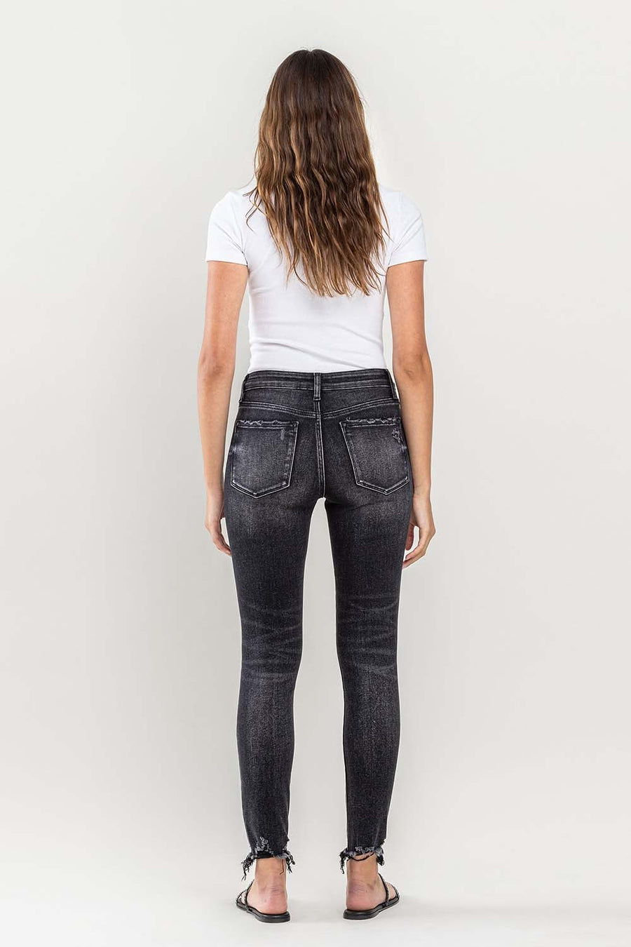 Lovervet Raw Hem Cropped Skinny Jeans (online only)