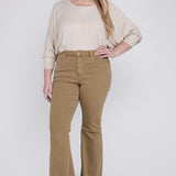 Plus Size High Rise Super Flare Jeans, Vervet by Flying Monkey