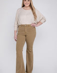 Plus Size High Rise Super Flare Jeans, Vervet by Flying Monkey