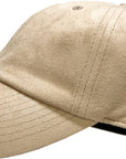 KBETHOS - SUEDE BASEBALL CAP Taupe