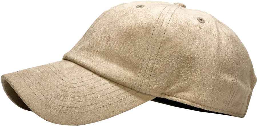 KBETHOS - SUEDE BASEBALL CAP Taupe