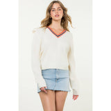THML - V-Neck Knit Sweater