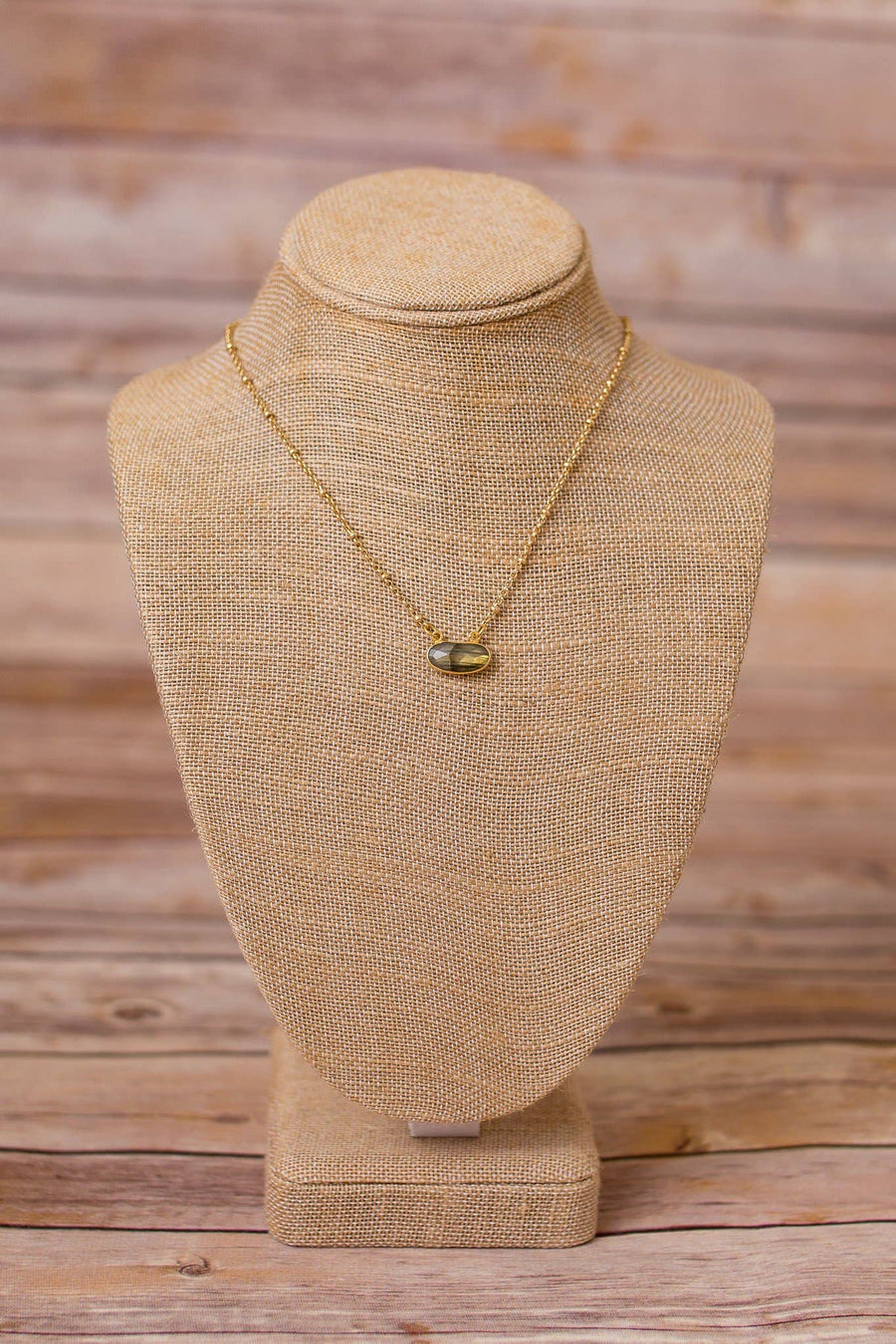 Swara Jewelry LLC - Dainty Gemstone Necklace