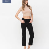 Vervet by Flying Monkey - Plus Size High Rise Ankle Straight Jeans