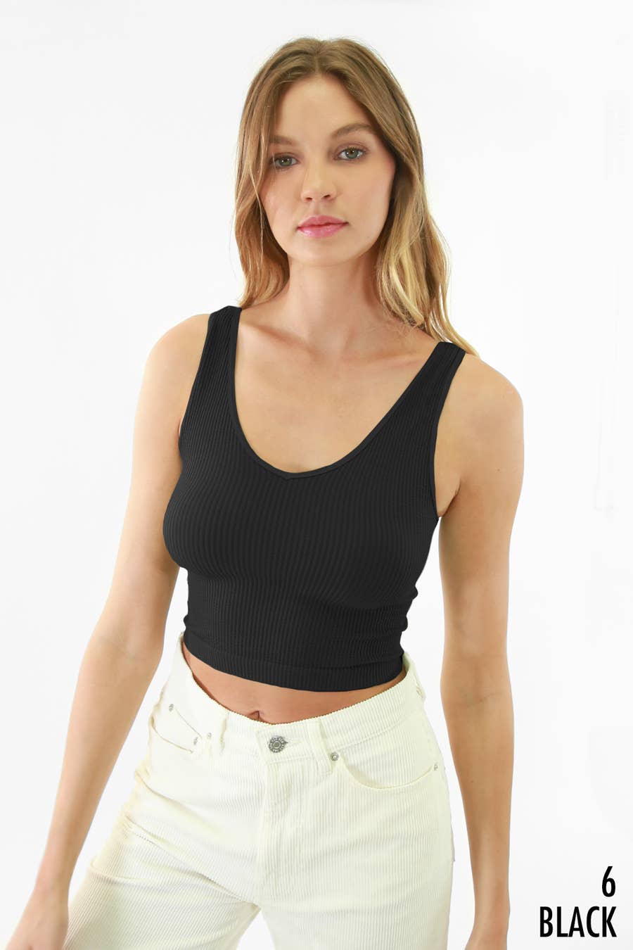 Reversible Ribbed Top, NIKIBIKI