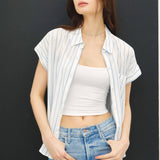 Be Cool - SHORT SLEEVE STRIPED SHIRT