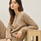ALPINE ULTRA COZY HENLEY SWEATER Set