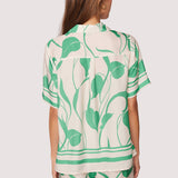 Lost + Wander - Vineyard Vistas Set - Spring Leaf Print Satin