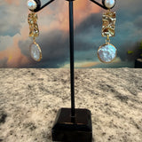 Mother of Pearl Earrings, Zhanna Jewelry