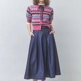 Funny Denim Skirt by Suncoo