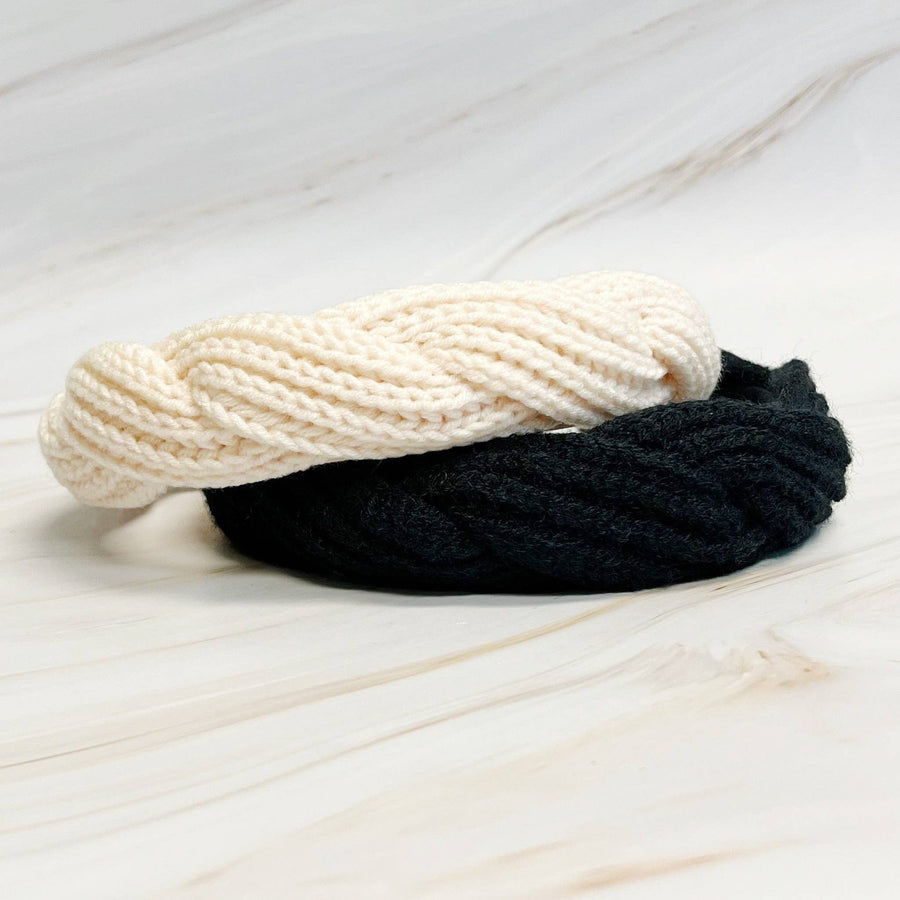 Ellison+Young - Retro Yarn Knit Braided Headband