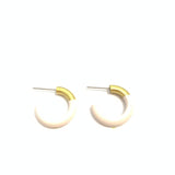 Accessory Jane - Sm LIZ Hoops In Cream