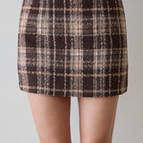 Crescent - Elise Plaid Mini Skirt