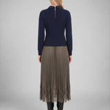 Current Air - Embellished Cable Knit Sweater