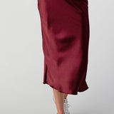Hashttag - Satin Bias Skirt