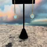 Larimar Ball Earring, Zhanna Jewelry
