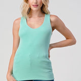Garment Dyed Double Layered Tank, Hashttag
