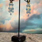 Aquamarine chandelier earrings, Zhanna Jewelry