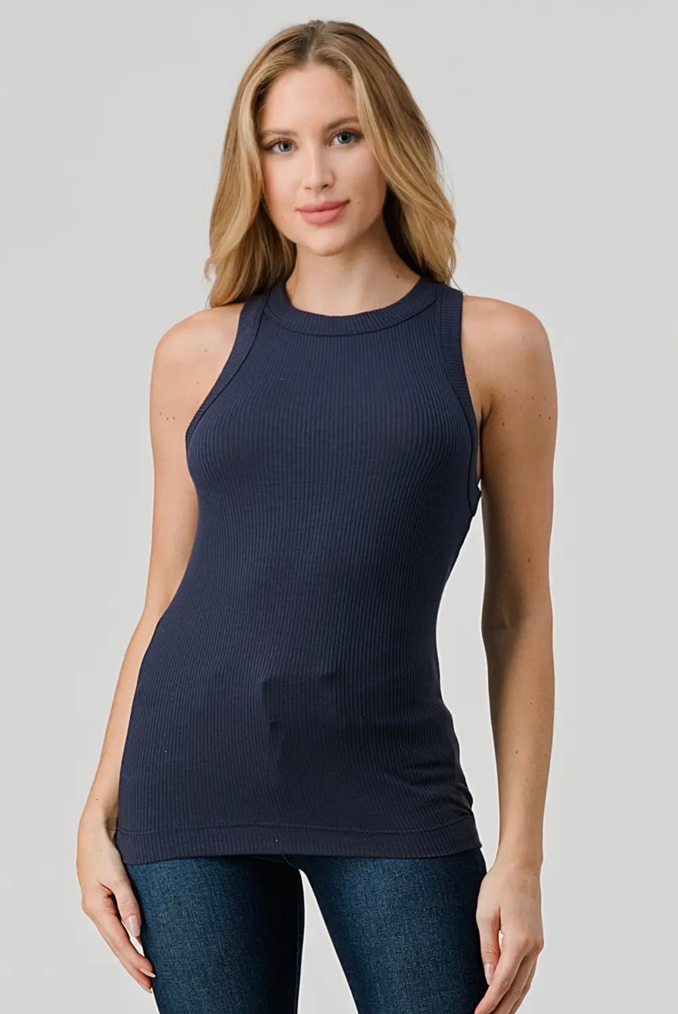 Stretch Rib Tank, by Hashttag