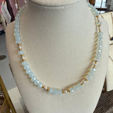 Zhanna Jewelry, Czech Glass and Pearl necklace
