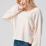 Raw Edge Soft Top, Hashttag