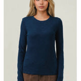 Vintage Dye Long Sleeve Top, Hashttag (Indigo)