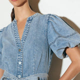 BAREFORM LIGHT DENIM MIDI DRESS, Flying Tomato (online only)