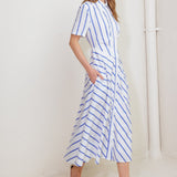 YOU HAD ME AT WOVEN MIDI DRESS, Flying Tomato (online only)