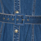 SATURN STREET DENIM MIDI DRESS