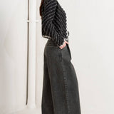 NOIR LINEAR SWEATER KNIT JACKET, Flying tomato (online only)
