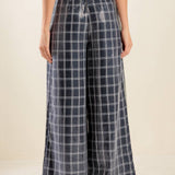 TRAVELING FAR NAVY SEQUIN PANTS, Flying Tomato