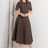 KNIT MIDI DRESS , Flying Tomato (Online only)
