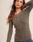 Henley Sweater, by Hem and Thread