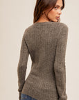 Henley Sweater, by Hem and Thread