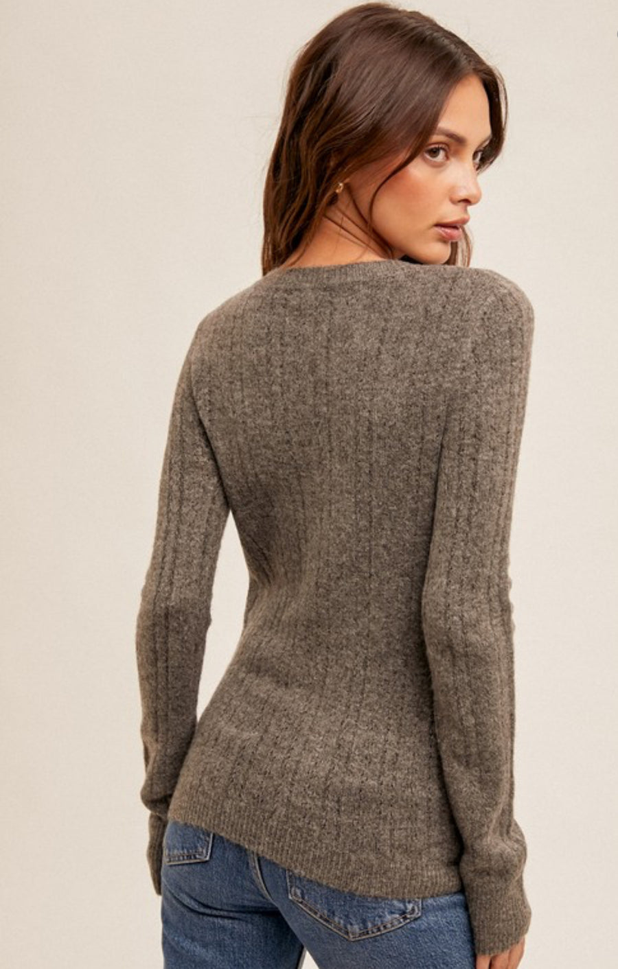 Henley Sweater, by Hem and Thread