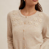 Embroidered Cardigan, by Hem and Thread