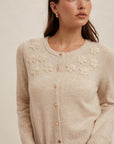 Embroidered Cardigan, by Hem and Thread