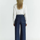 High Rise Patch Pocket Jeans, by OAT