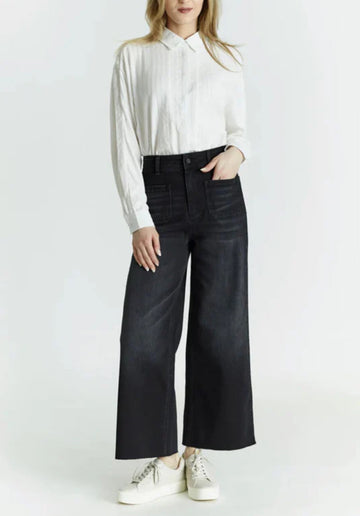 Black Patch Pocket Jeans, by OAT