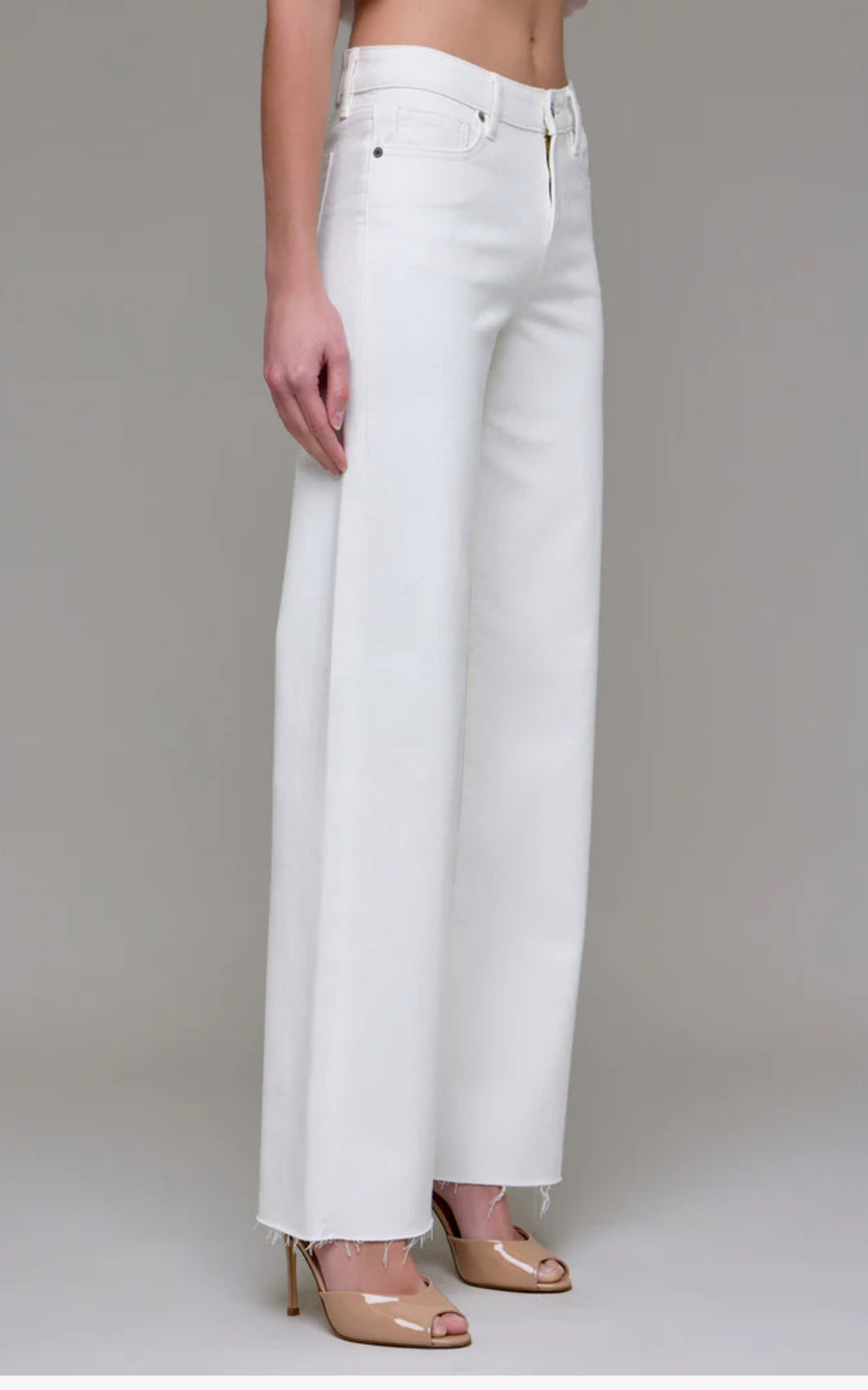 Hidden Jeans - White Stretch 32" Inseam Dad Jean [LOGAN]