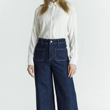 High Rise Patch Pocket Jeans, by OAT